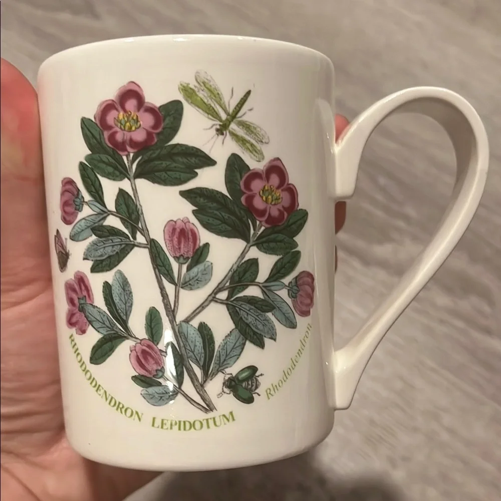 Portmeirion Cream Mug Rhododendron - Picture 3 of 4